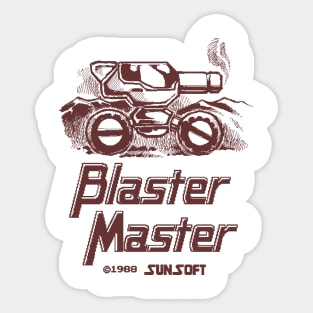 Blaster Master Sketch Sticker